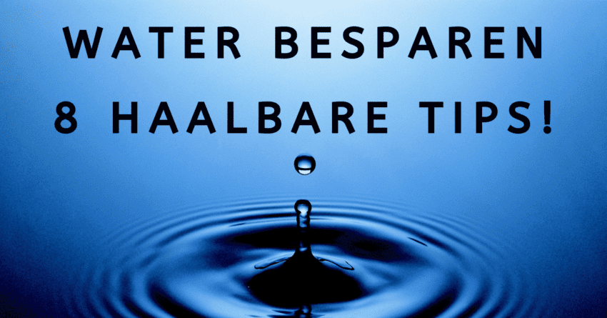 EvenDelen.be Water besparen 8 haalbare tips!