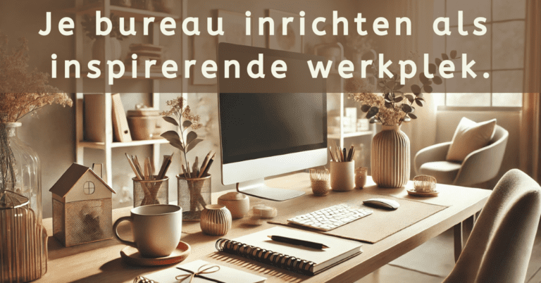 EvenDelen.be Bureau inrichten tips