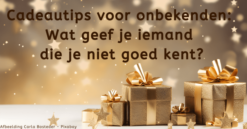 EvenDelen.be Cadeautips voor mensen die je niet goed kent