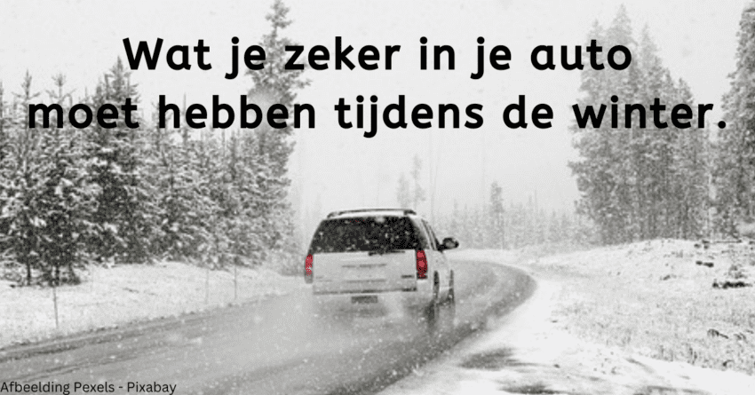 EvenDelen.be In je wagen tijdens de winter