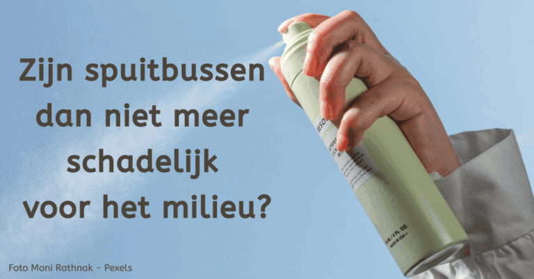 EvenDelen.be Spuitbussen schadelijk milieu