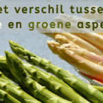 EvenDelen.be verschil tussen witte en groene asperges