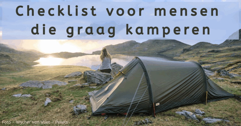 EvenDelen.be Checklist kamperen