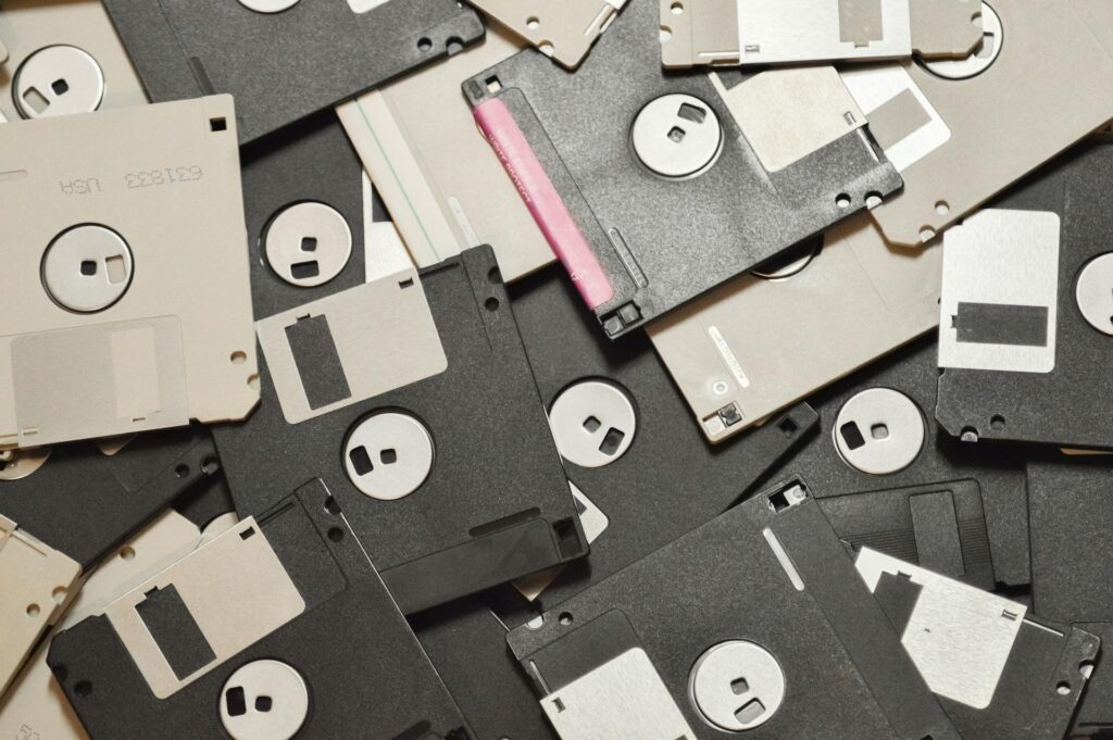 EvenDelen.be De jaren 80 - floppy disk
