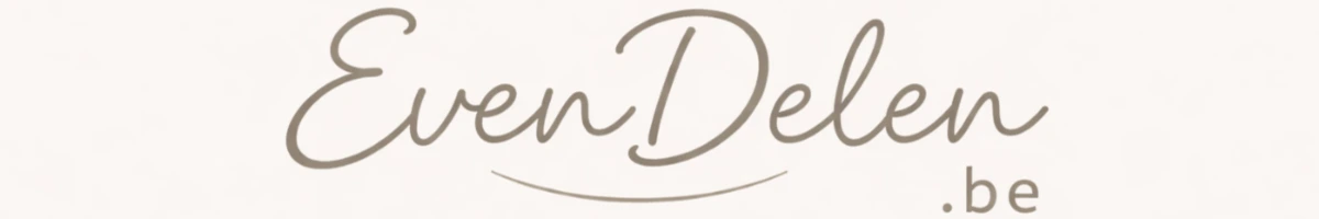 Logo van EvenDelen.be - Persoonlijke blog van Cindy over lifestyle, tuinieren, dieren en rust.